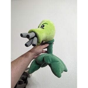 Plants‎ Vs Zombies Gatling Pea Peashooter Plush Stuffed Cuddle PVZ Soft Doll